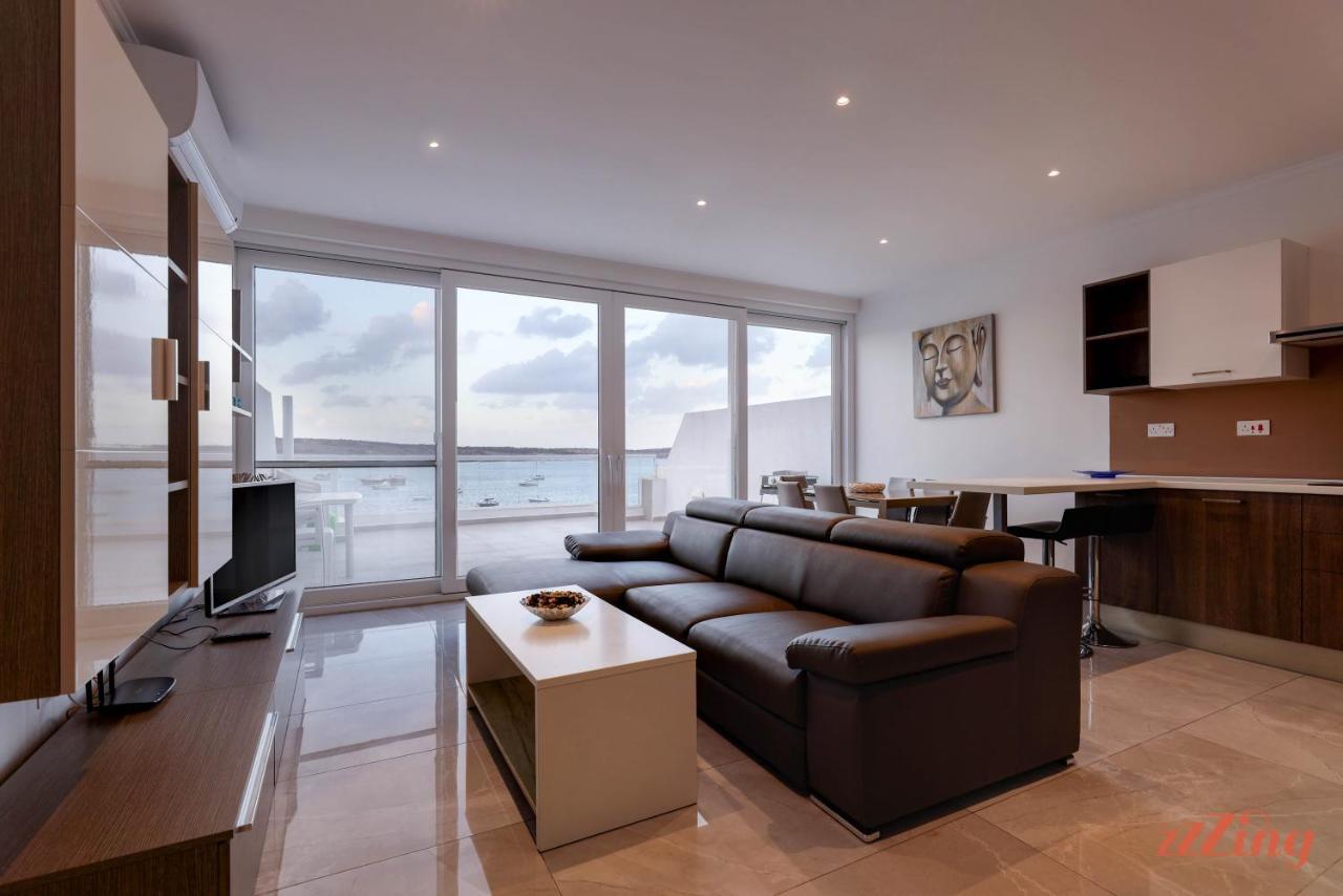 Pretty Beachfront Penthouse In Mellieħa Екстериор снимка